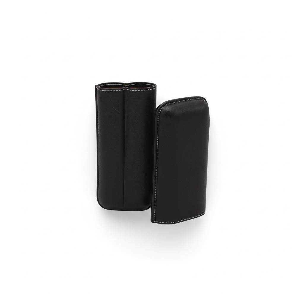 Cigar Case - Recife Chesterfield Culture Black Dahlia - 2 Cigars