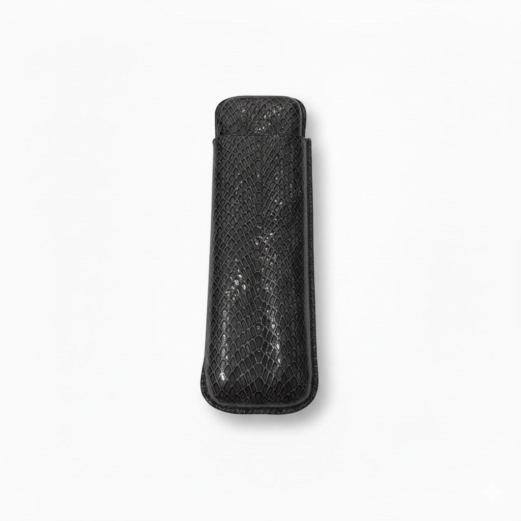 Cigar Case - Recife Miami Vice Anatomic Grey - 2 Cigars