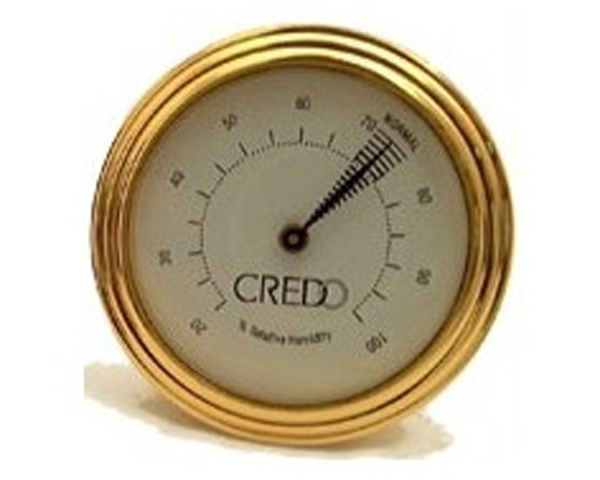 Hygrometer - Credo Analogic Gold 55Mm