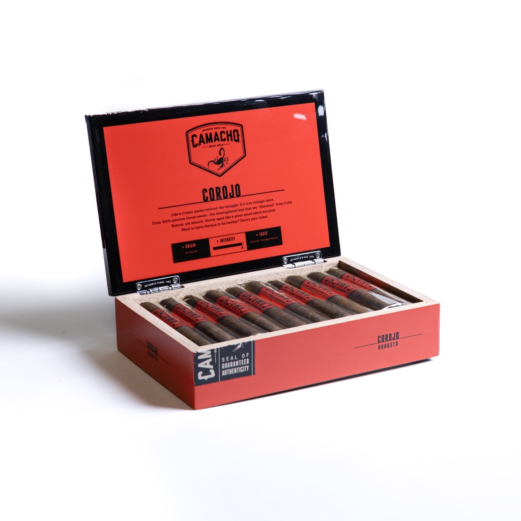 Camacho Corojo Robusto - Box Of 20 Cigars