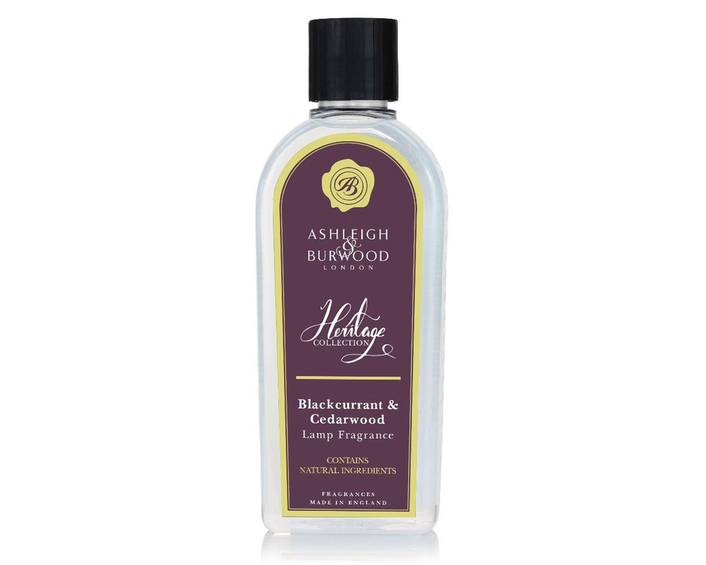 Lamp Fragrance - Ashleigh & Burwood Blackcurrant & Cedarwood - 500Ml