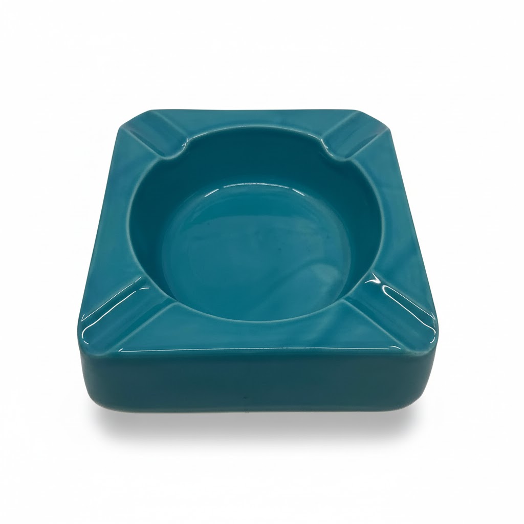 Ashtray - Dominique London Square Pavo - 4 Cigars