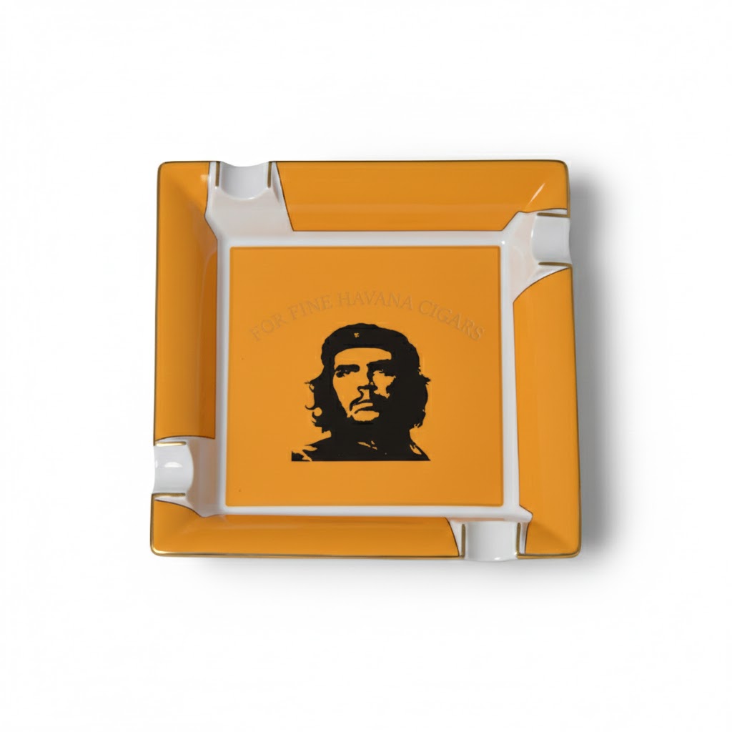 Ashtray - Elie Bleu Che Yellow - 4 Cigars