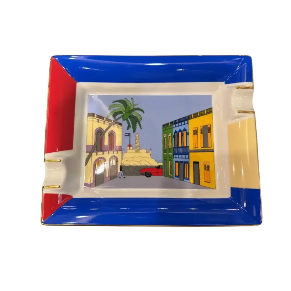 Ashtray - Elie Bleu Casa Cubana - 2 Cigars