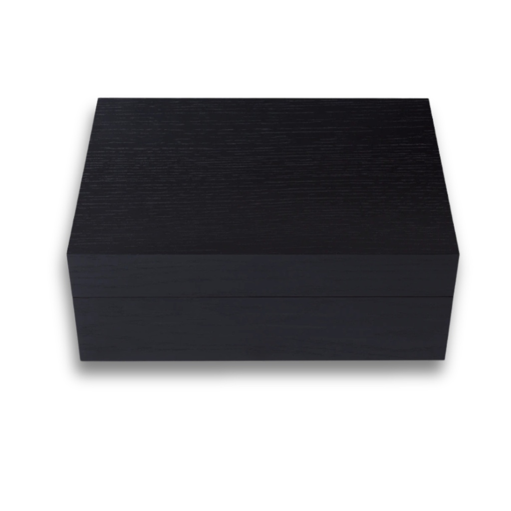Humidor - Zino Z60 Oak Black - 50 Cigars