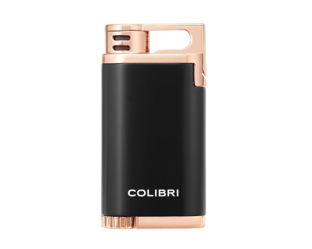 Lighter - Colibri Belmont Black/Rose Gold