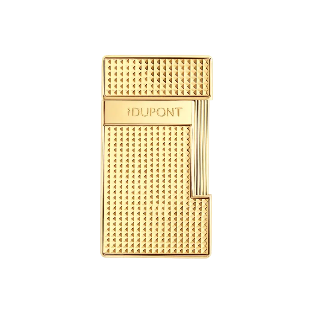 Lighter - S.T. Dupont Slimmy Diamond Head Gold