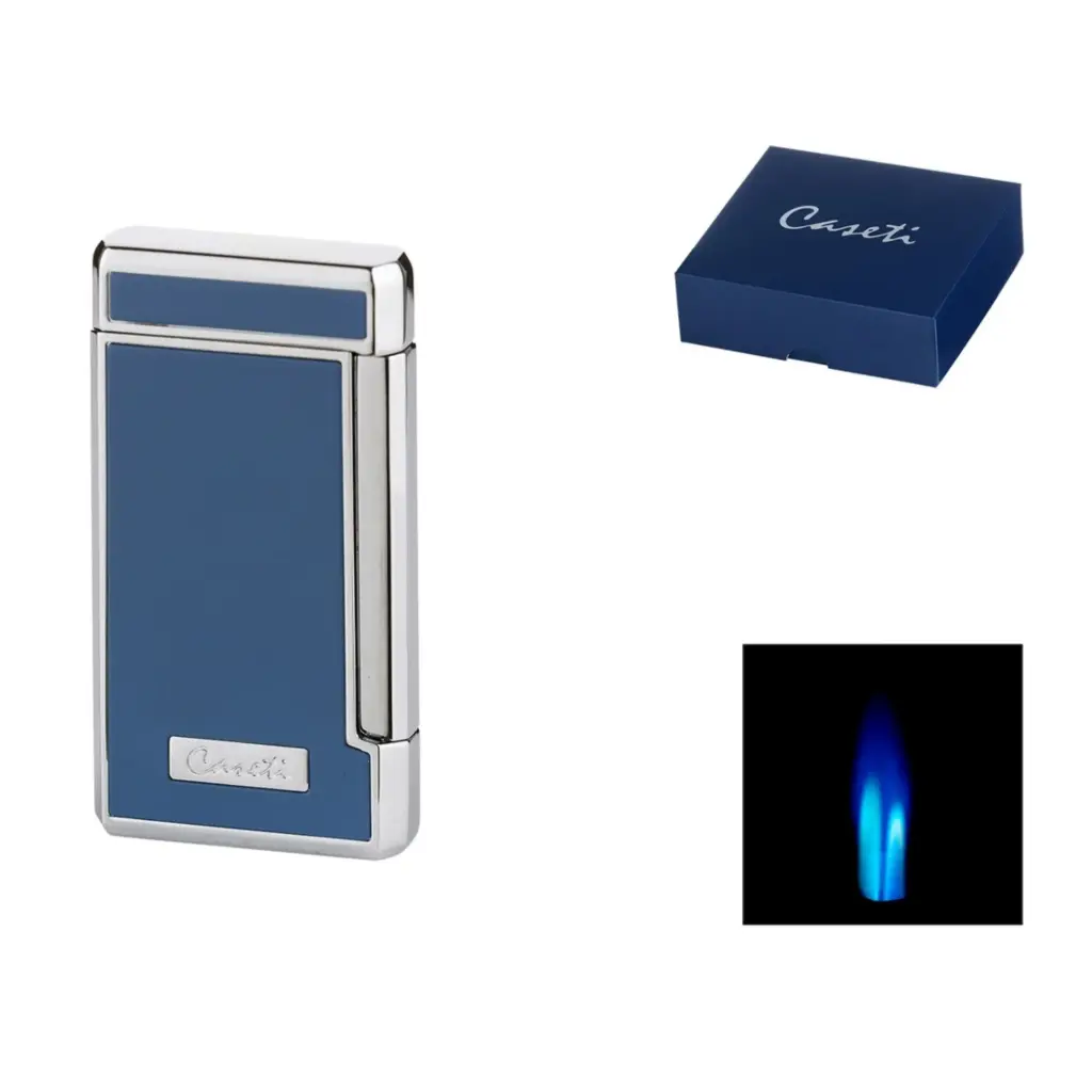 Lighter - Caseti Paris Double Jet Blue