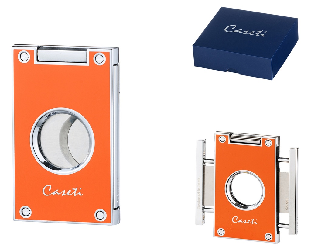 Cigar Cutter - Caseti Paris Orange