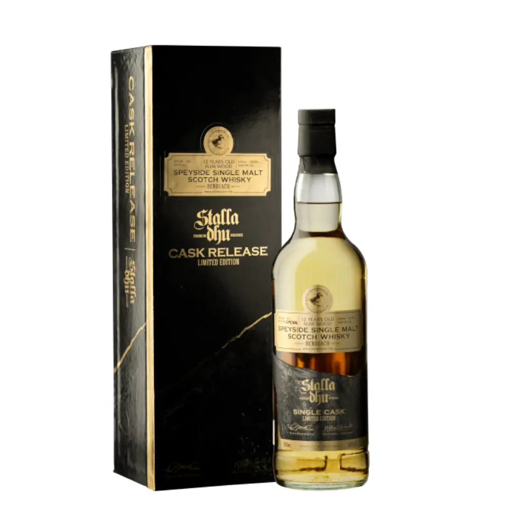 Whisky - Stalla Dhu Benriach 12 Years Rum Wood 2010 - Bottle Of 70Cl