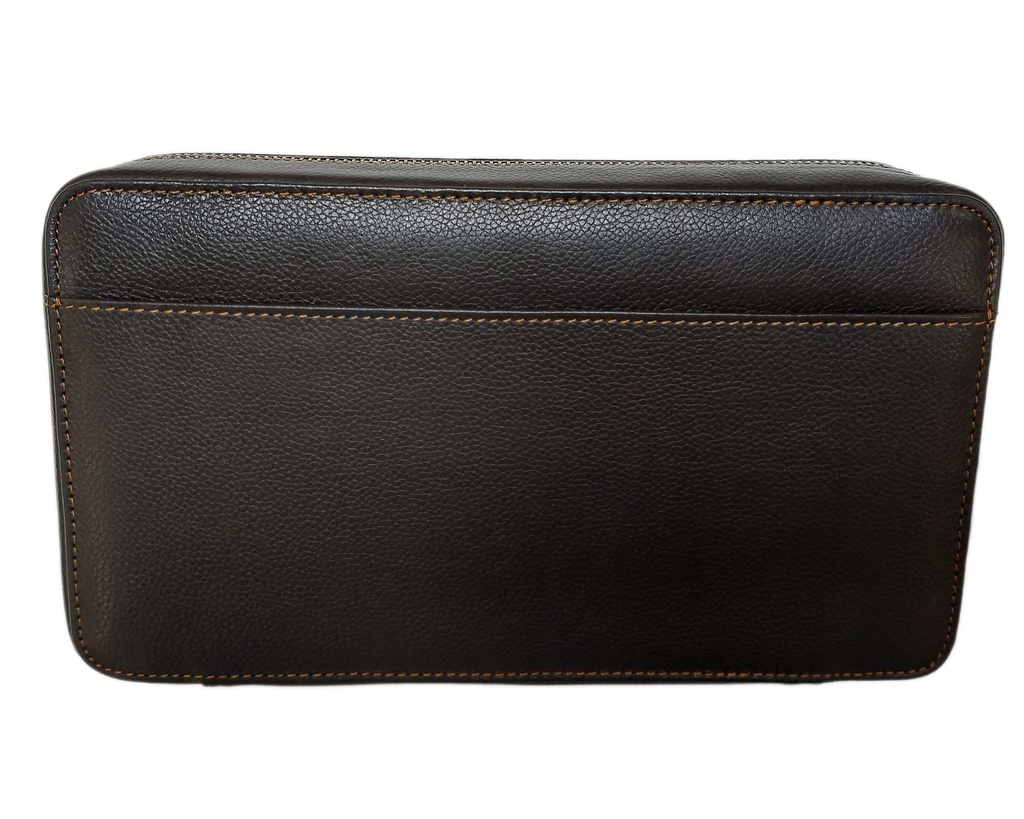 Cigar Case - Lubinski Combi Case Cigars + Accessories Brown - 5 Cigars