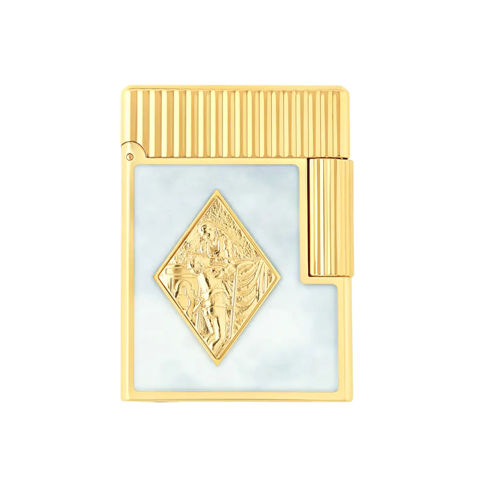 Lighter - S.T. Dupont Ligne 1 Romeo Y Julieta White/Gold