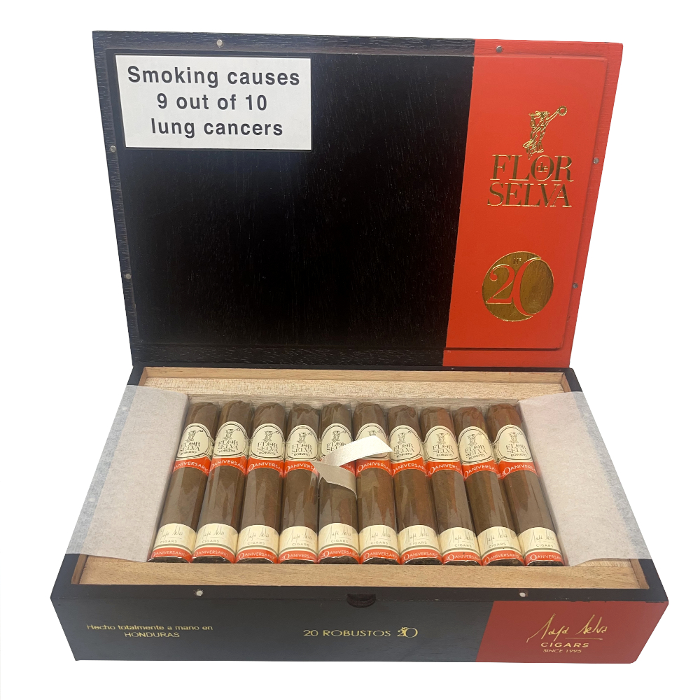 Flor De Selva 20 Aniversario Robusto - Box Of 20 Cigars