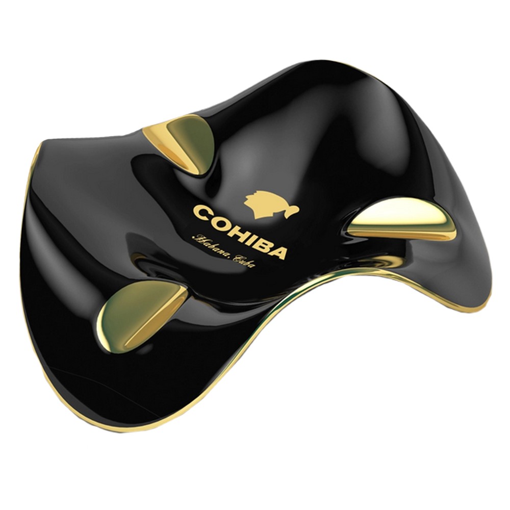 Ashtray - Cohiba Black/Gold - 3 Cigars