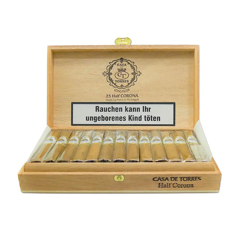 Casa De Torres Half Corona - Box Of 25 Cigars