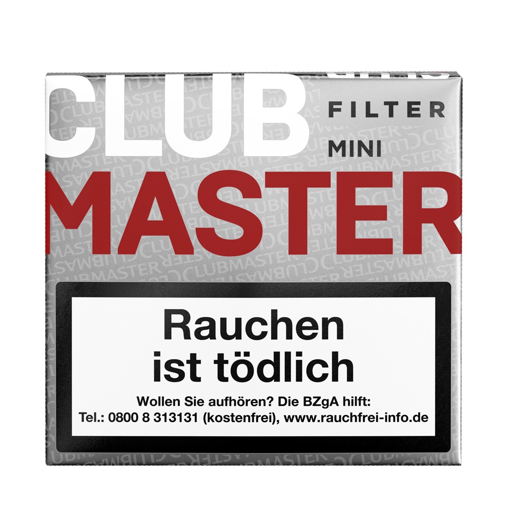 Clubmaster Mini Filter Red - Pack Of 20 Cigarillos