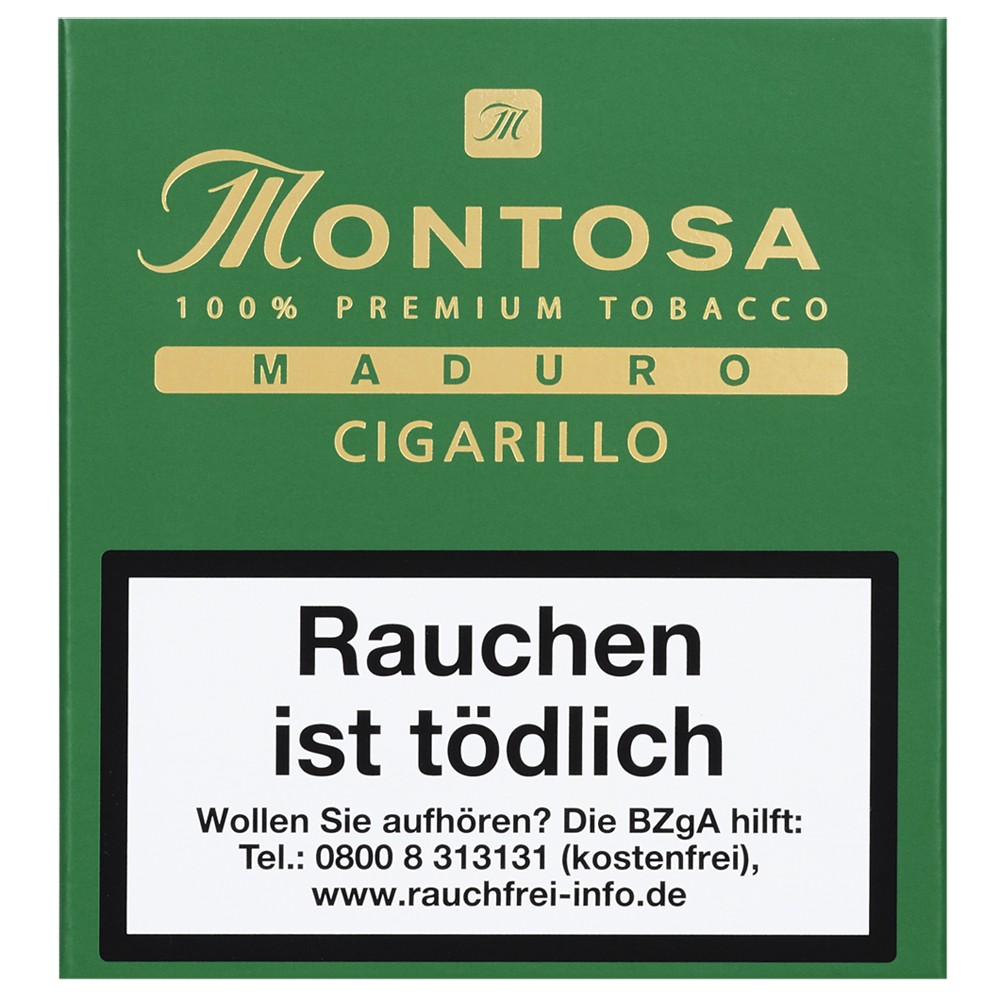Montosa Maduro - Pack Of 20 Cigarillos
