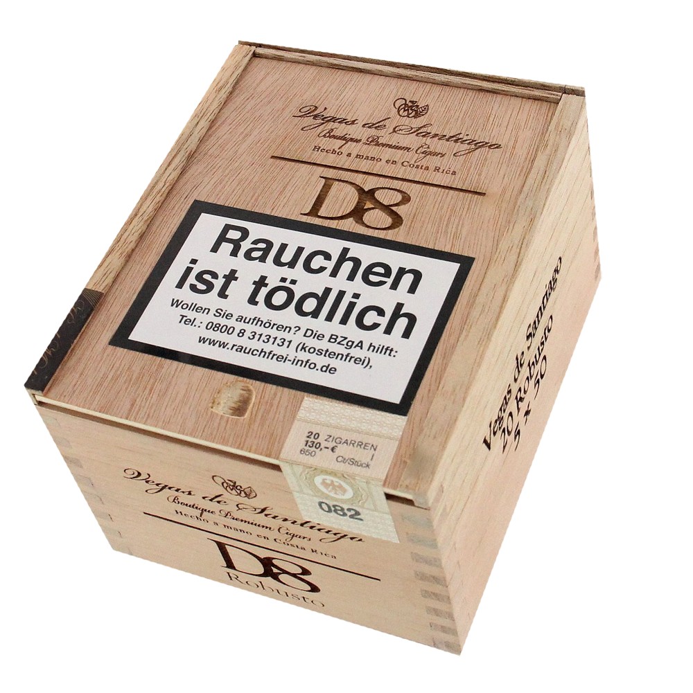 Vegas De Santiago D8 Robusto - Box Of 20 Cigars