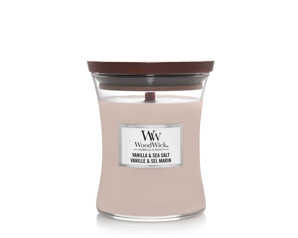 Candle - Woodwick Vanilla Musk - Medium 