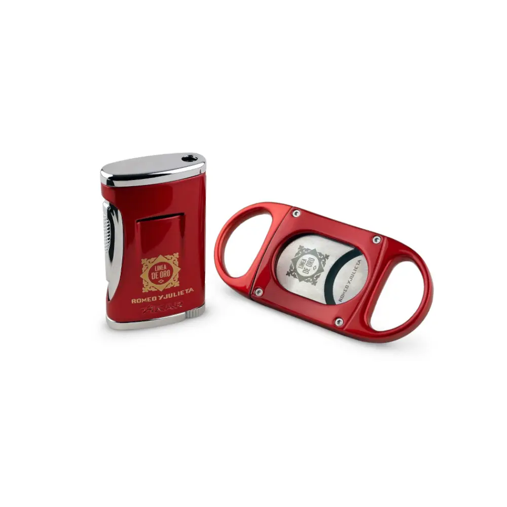 Lighter & Cutter Set - Xikar Romeo y Julieta Linea de Oro