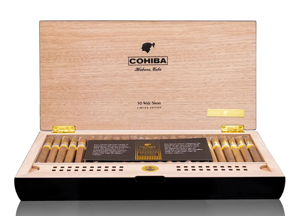 Cohiba Wide Short Limited Edition- Box of 50 Cigarillos
