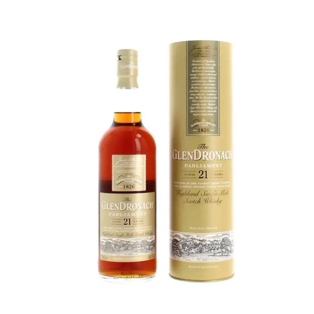 Whisky - Glendronach 21 Year Old Parliament Single Malt Scotch Whisky - 48% 70cl