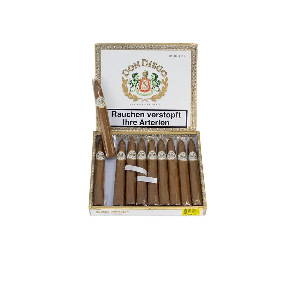 Don Diego Torpedos - Box of 10 Cigars