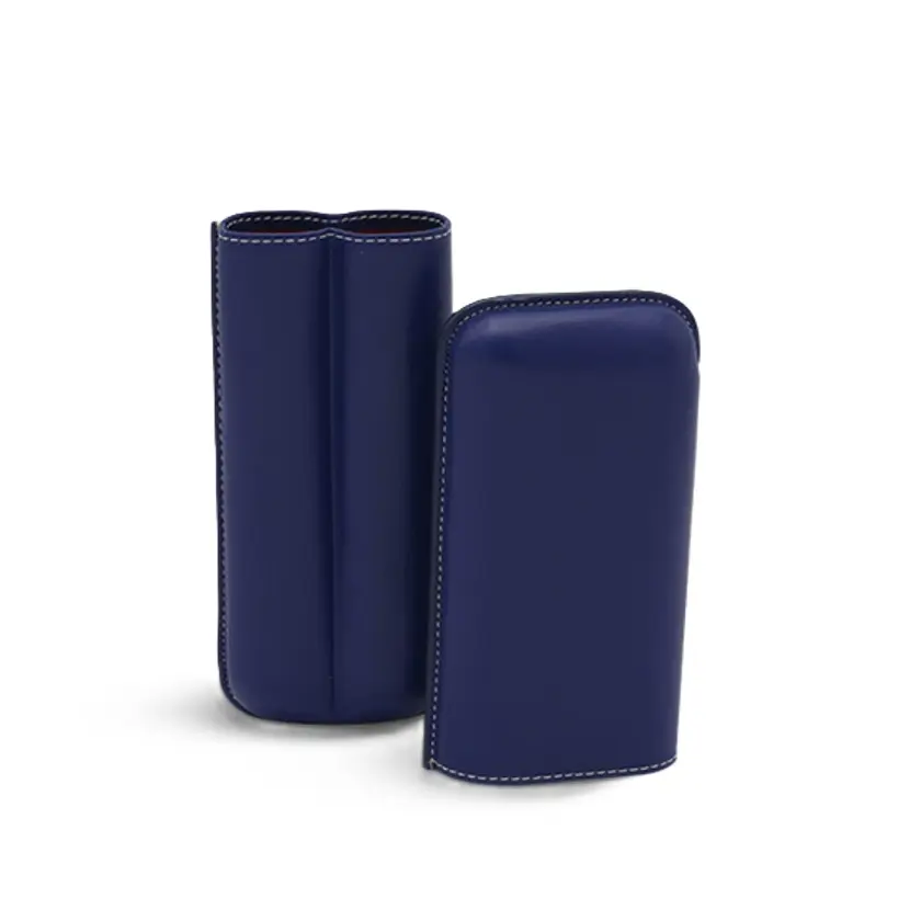 Cigar Case - Recife 25 - 130 Mondrian Blue Sea - 2 Cigars 