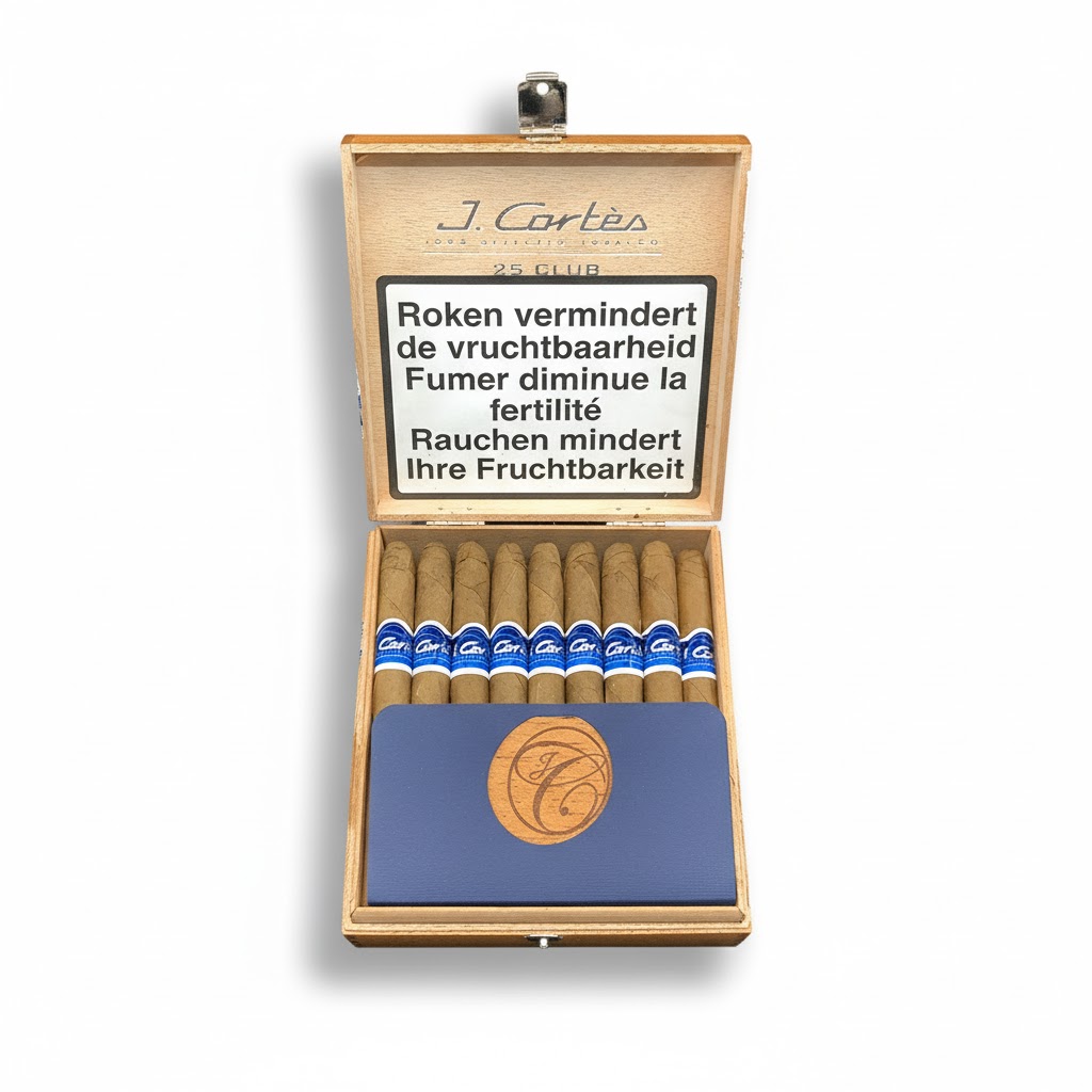 J. Cortes Club - Box Of 25 Cigarillos