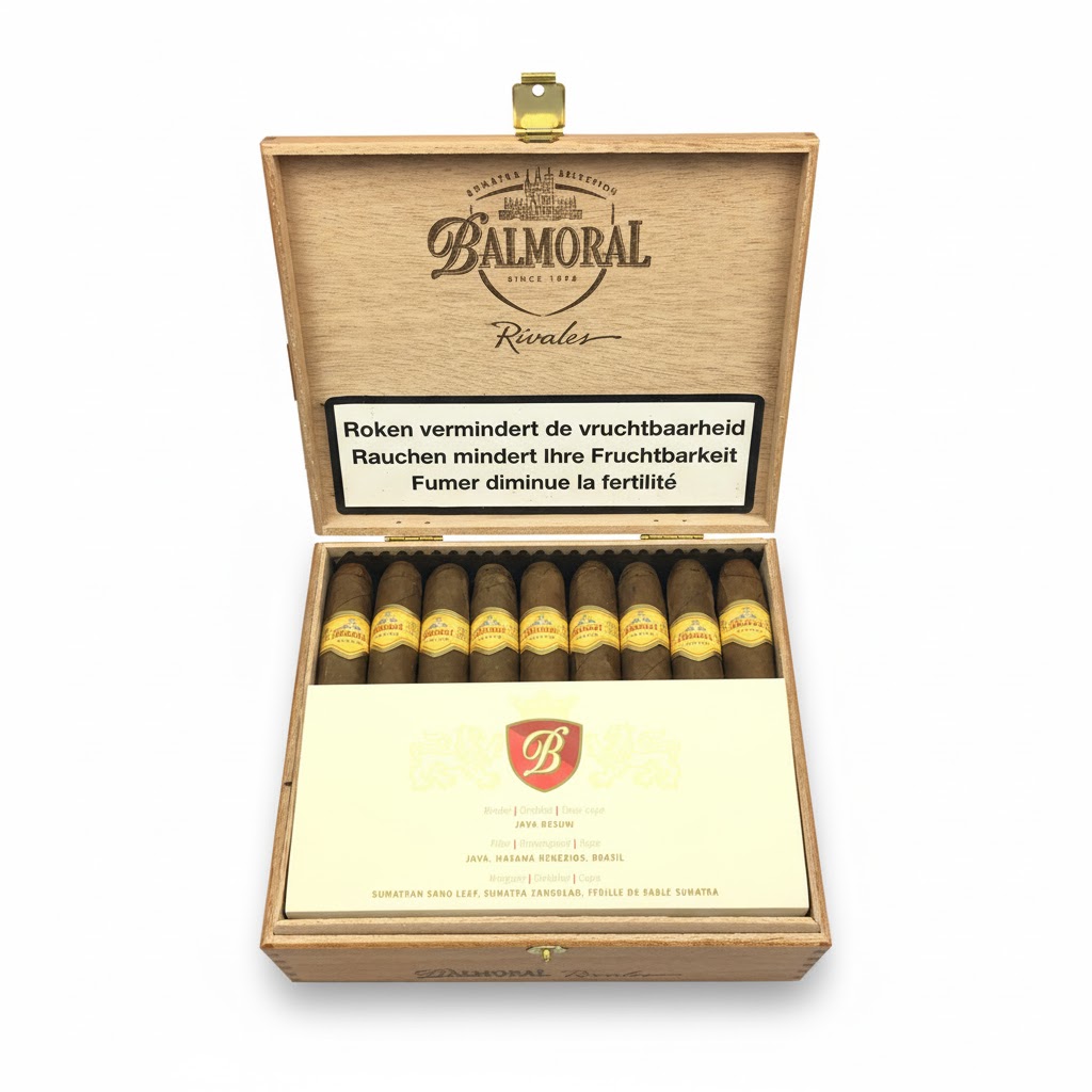 Balmoral Sumatra Selection Rivales - Pack Of 10 Cigars