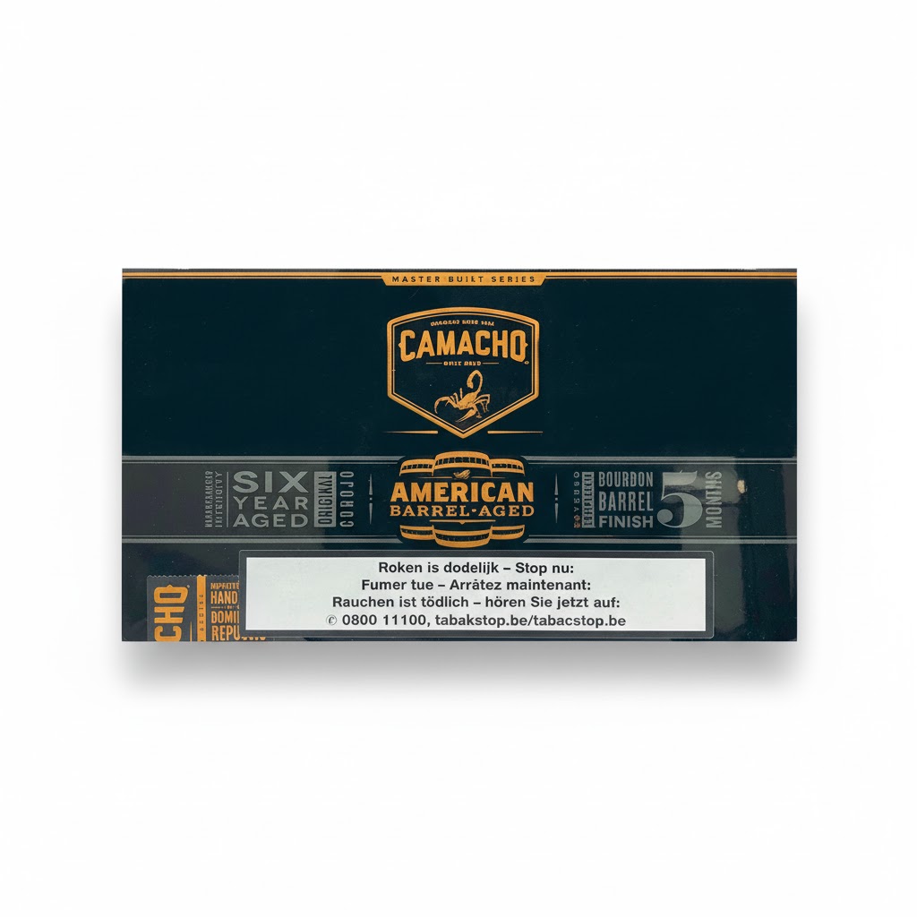 Camacho American Barrel Aged Robusto A.T. - Box Of 20 Cigars