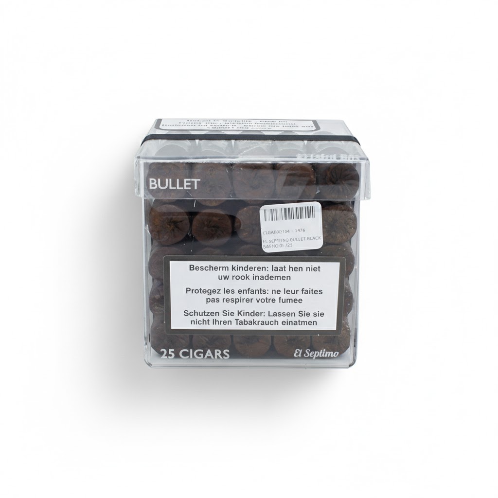 El Septimo Diamond Bullet Black - Box Of 25 Cigars