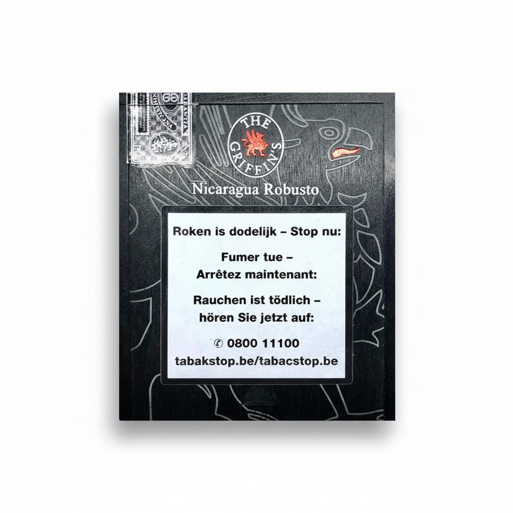 Griffins Nicaragua Robusto - Box of 25 Cigars