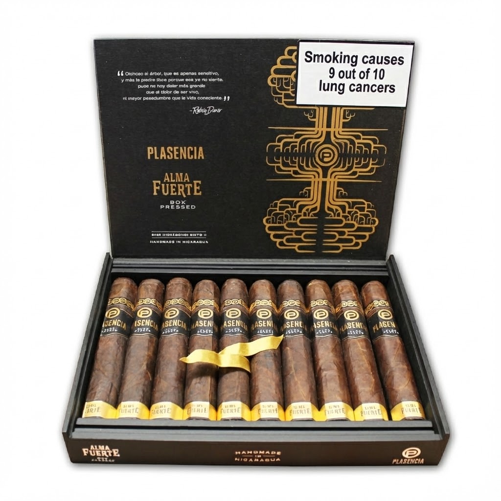 Plasencia Alma Fuerte Sixto Ii - Box Of 10 Cigars