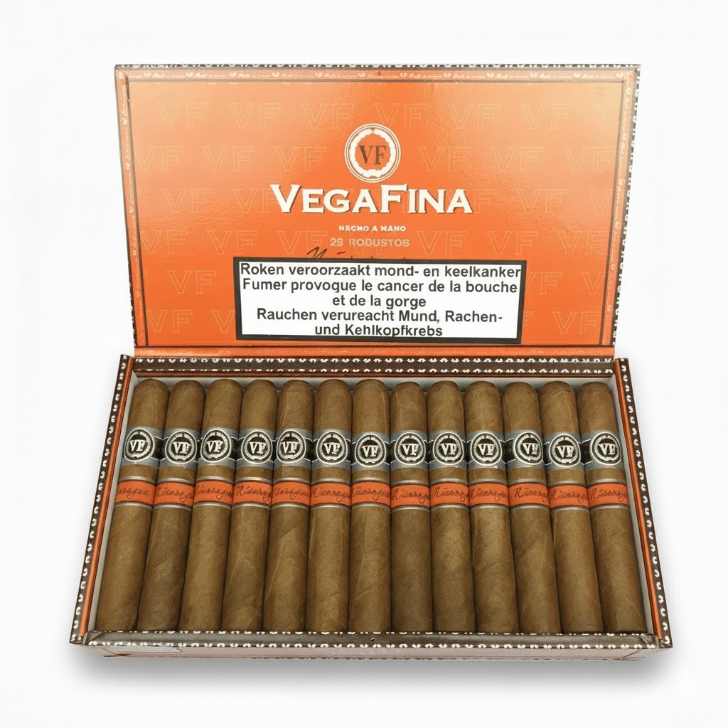 Vegafina Nicaragua Robusto - Box Of 25 Cigars