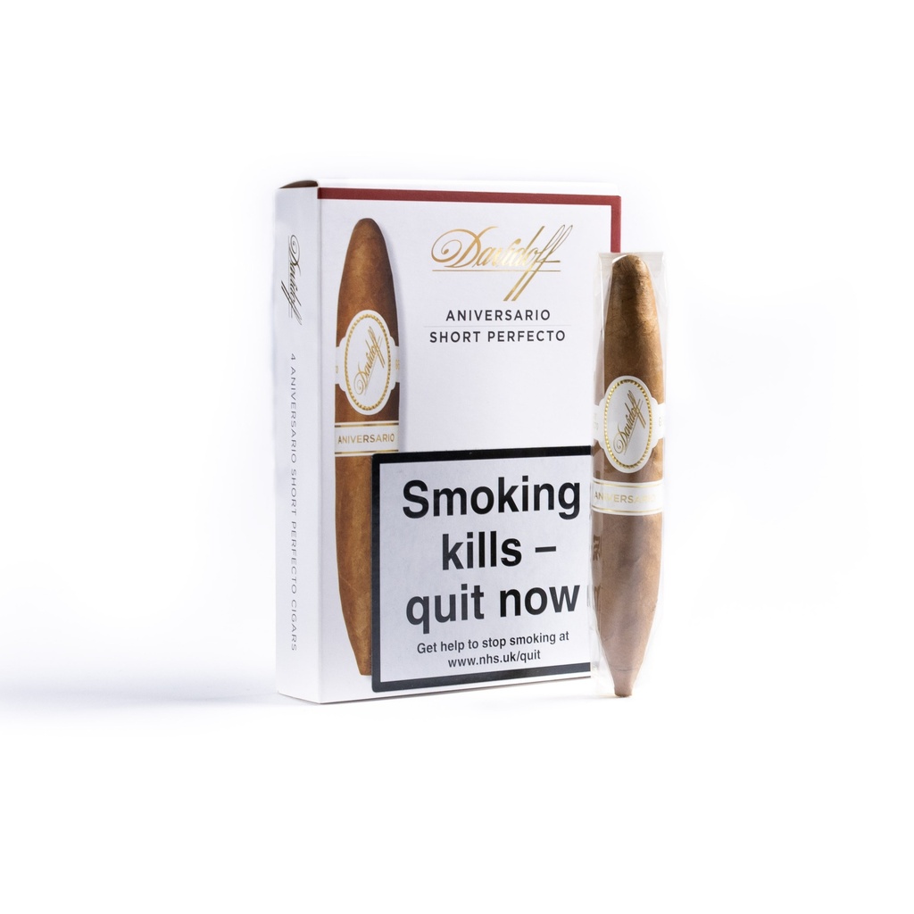 Davidoff Aniversario Short Perfecto - Pack of 4 Cigars