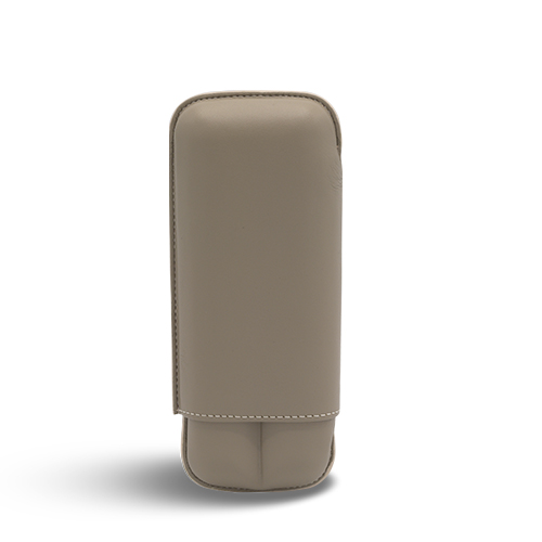 [12570] Cigar Case - Recife Chesterfield Culture Cosy Cashmere - 2 Cigars