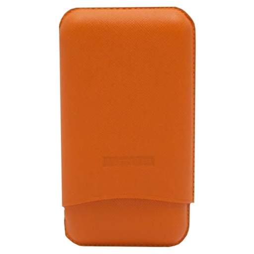 [12652] Cigar Case - Martin Wess 591 Dante Robusto Orange - 3 Cigars