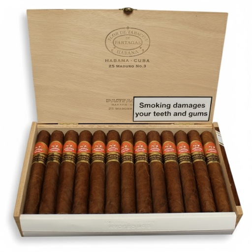 [12683] Partagas Maduro No. 3 - Box Of 25 Cigars