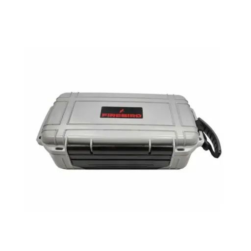 [16115] Humidor - Firebird Travel Silver - 10 Cigars