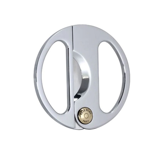 [16964] Cigar Cutter - Elie Bleu Round Polished Handles Gold Button