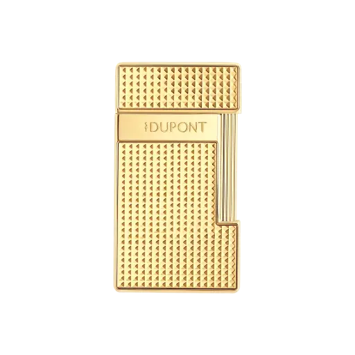 [17112] Lighter - S.T. Dupont Slimmy Diamond Head Gold