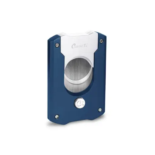 [17694] Cigar Cutter - Caseti Paris Pearl Matte Blue