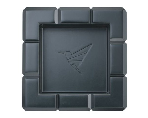 [17855] Ashtray - Colibri Heritage Cube Black