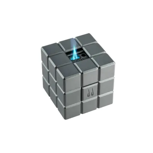 [17907] Lighter - Colibri Heritage Cube Table Charcoal