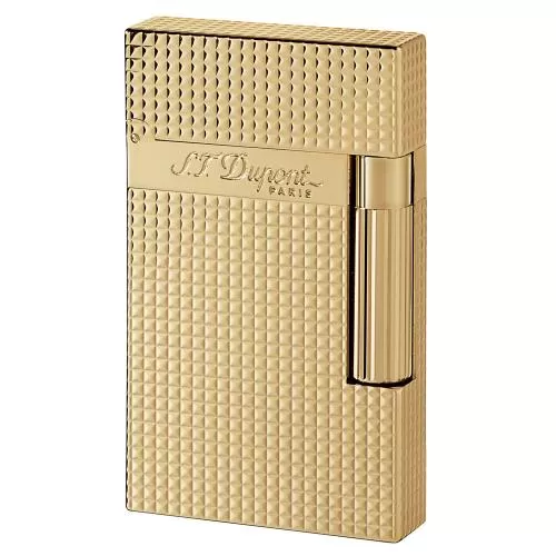 [21121] Lighter - S.T. Dupont Ligne 2 Diamant Heads Yellow Gold