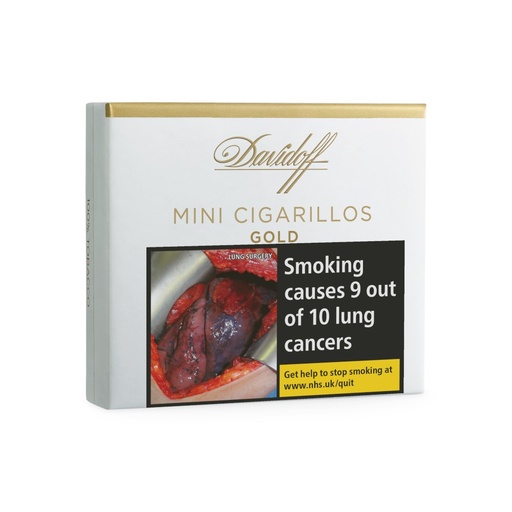 [21390] Davidoff Mini Gold - Pack Of 10 Cigarillos