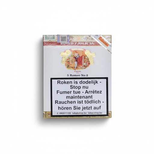 [8244] Romeo Y Julieta No. 2 A.T. - Pack Of 5 Cigars