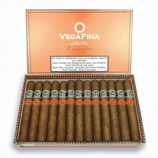 [9049] Vegafina Nicaragua Gran Toro - Box Of 25 Cigars