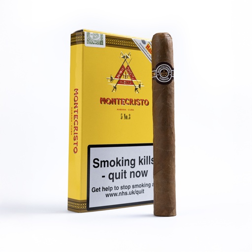 [9137] Montecristo No. 3 - Pack Of 5 Cigars